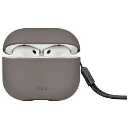 UNIQ θήκη Lyden DS AirPods 4 γκρι/flint grey