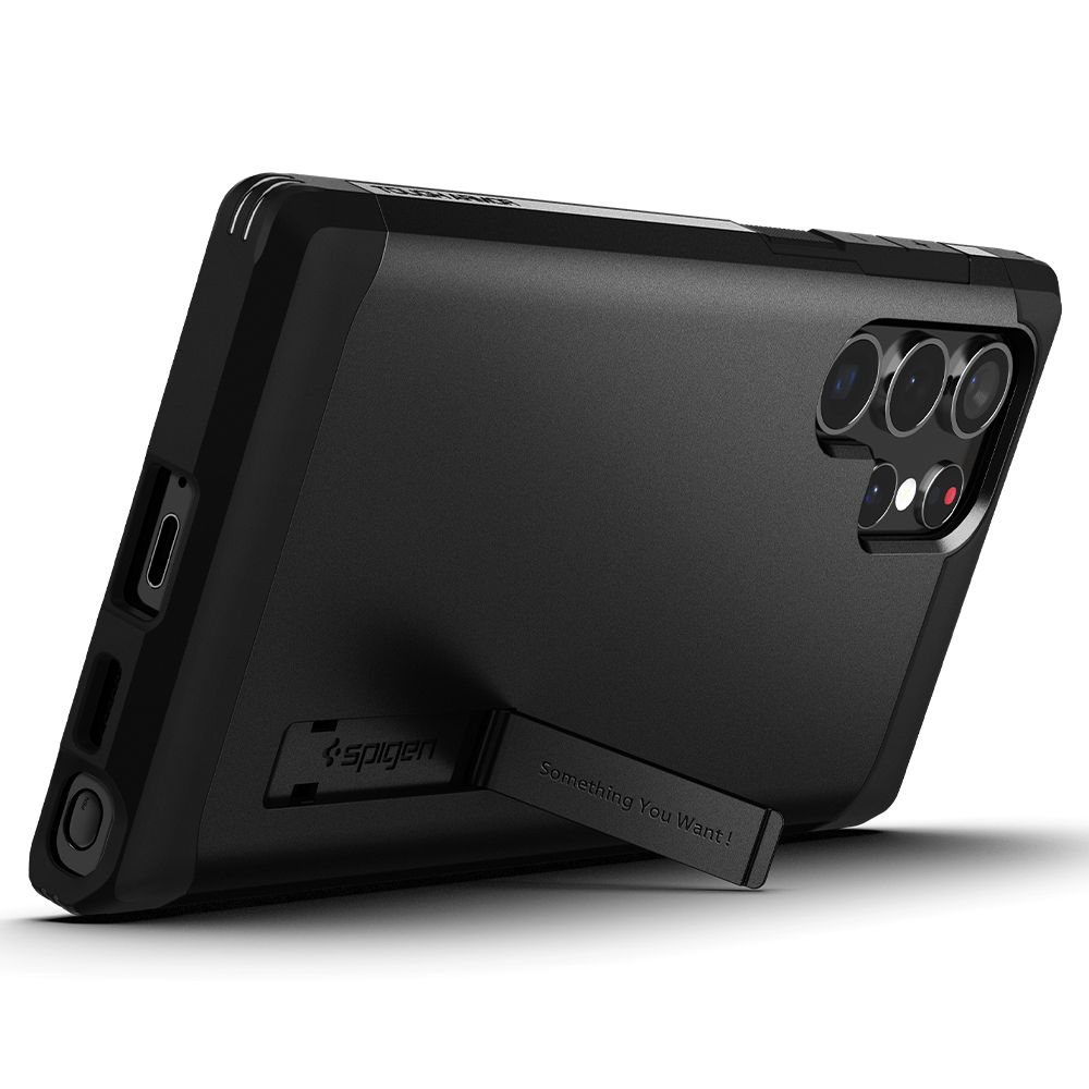 Spigen Tough Armor - θήκη για Samsung Galaxy S22 Ultra - Μαύρο - Image 3