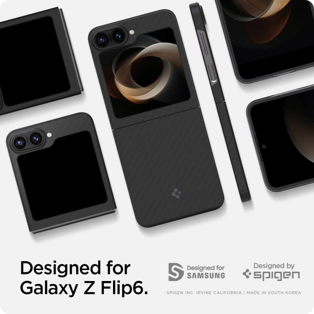 Spigen Air Skin - θήκη για Samsung Galaxy Z Flip - Μαύρο - Image 7