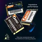 Dato - Εσωτερικός Στερεός Δίσκος SSD DP330 (DP330SSD-512GB) - PCIe Gen3x4, 512GB, Διεπαφή PC PCIe Gen3x4, 2500MB/s - Μαύρος - Image 4