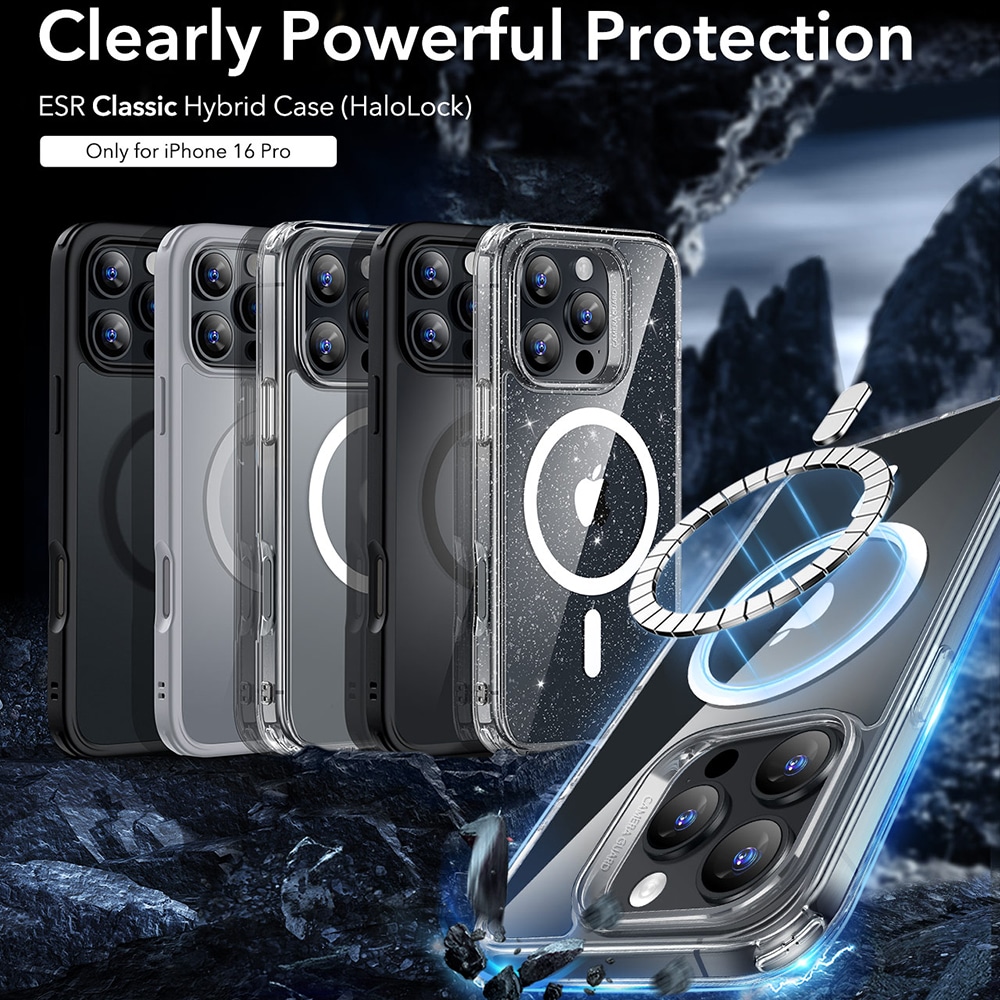 ESR Classic Hybrid HaloLock - θήκη για Apple iPhone 16 Pro - Διάφανο - Image 3