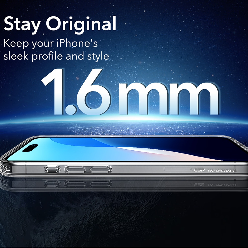 ESR Classic Hybrid HaloLock - θήκη για Apple iPhone 16 Pro - Διάφανο - Image 5