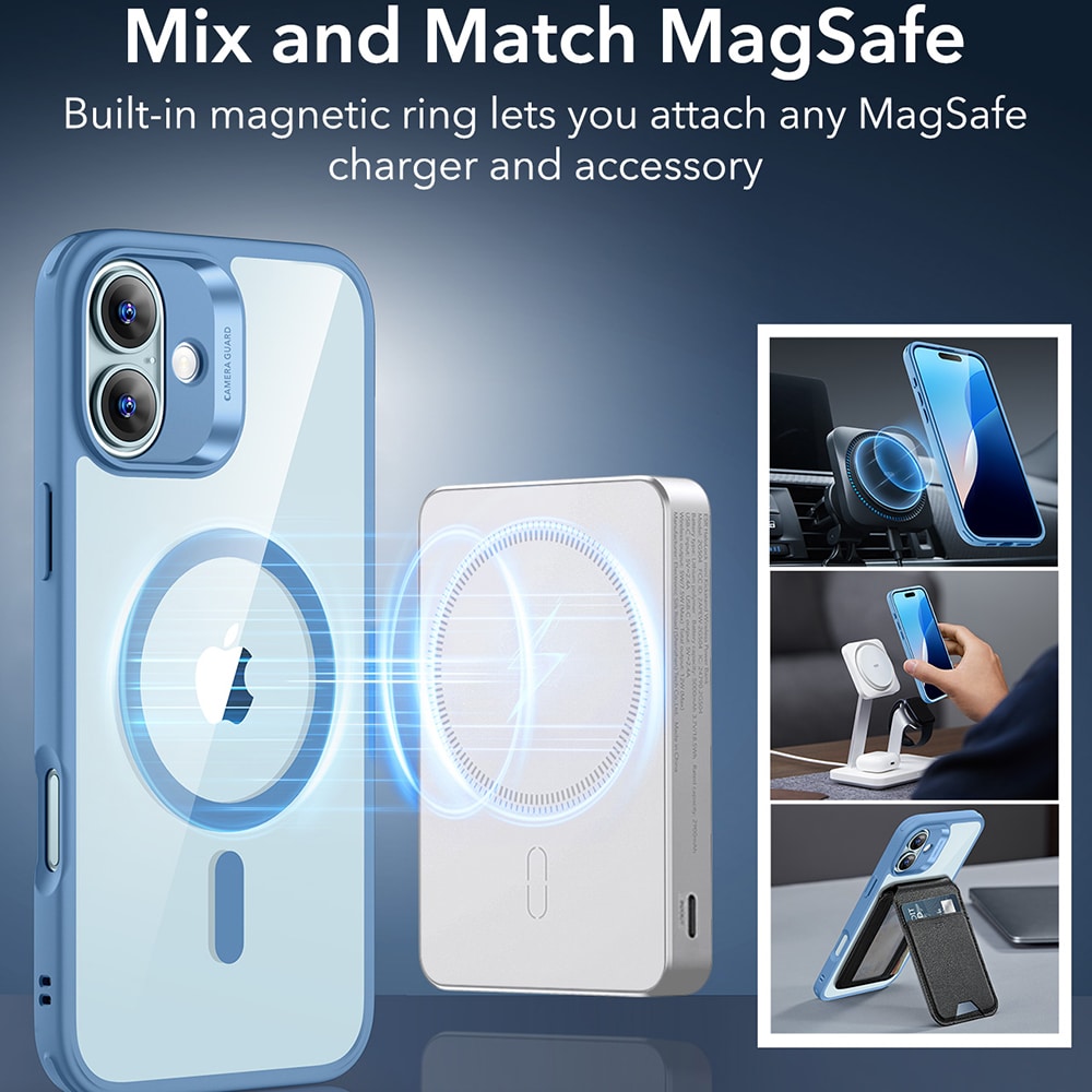 ESR Classic Hybrid HaloLock - θήκη για Apple iPhone 16 - Διάφανο - Image 4