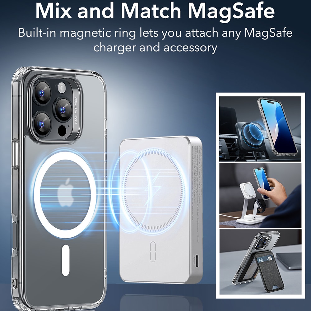 ESR Classic Hybrid HaloLock - θήκη για Apple iPhone 16 Pro Max - Διάφανο - Image 3