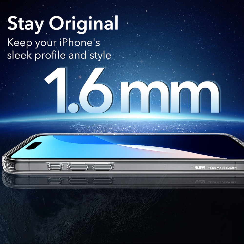 ESR Classic Hybrid HaloLock - θήκη για Apple iPhone 16 Pro Max - Διάφανο - Image 7