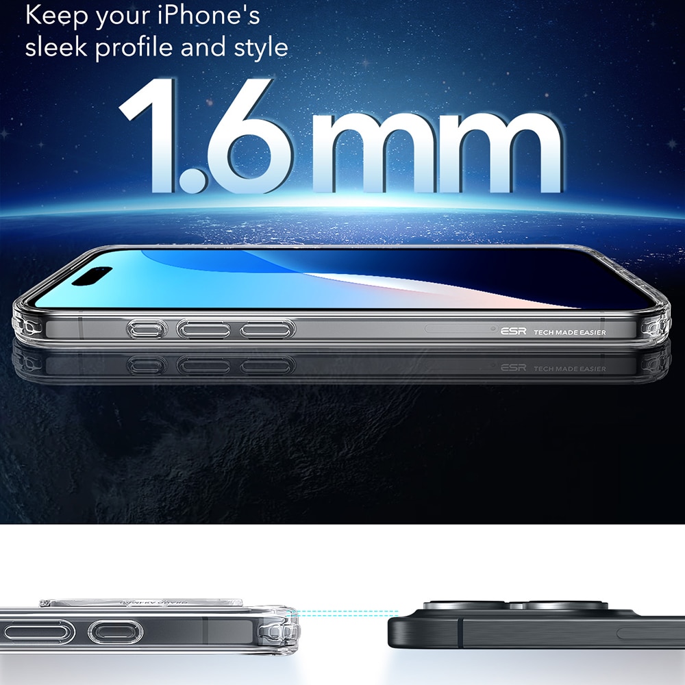 ESR Classic Hybrid HaloLock - θήκη για Apple iPhone 16 Pro Max - Διάφανο - Image 6