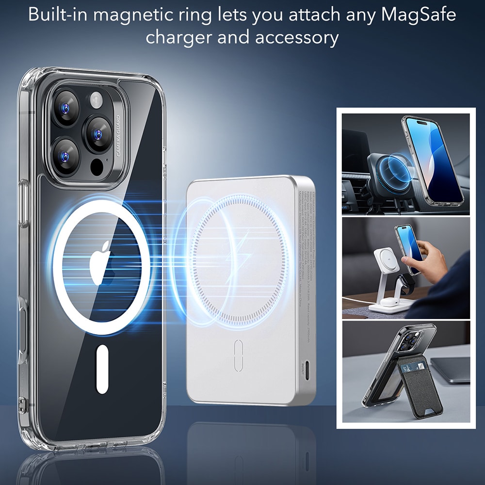 ESR Classic Hybrid HaloLock - θήκη για Apple iPhone 16 Pro Max - Διάφανο - Image 3
