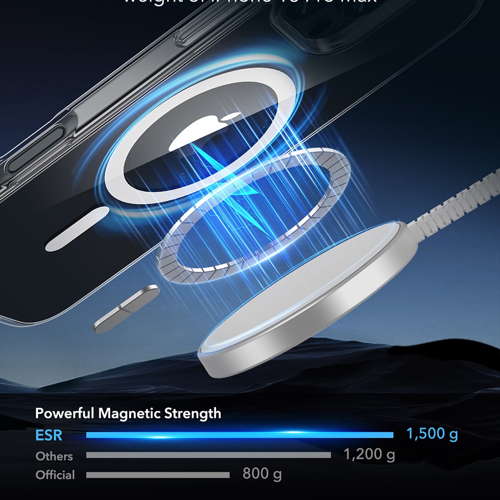 ESR Classic Hybrid HaloLock - θήκη για Apple iPhone 16 Pro Max - Διάφανο - Image 4