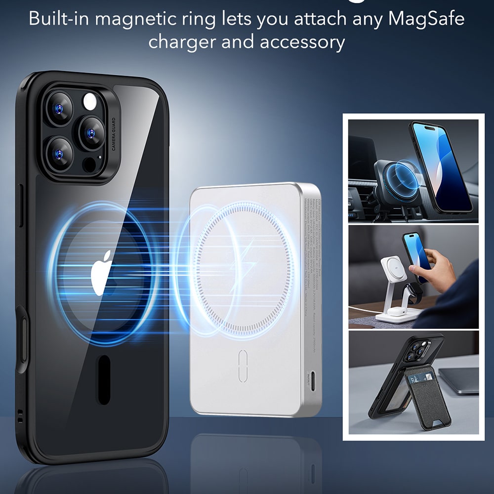 ESR Classic Hybrid HaloLock - θήκη για Apple iPhone 16 Pro Max - Διάφανο - Image 7
