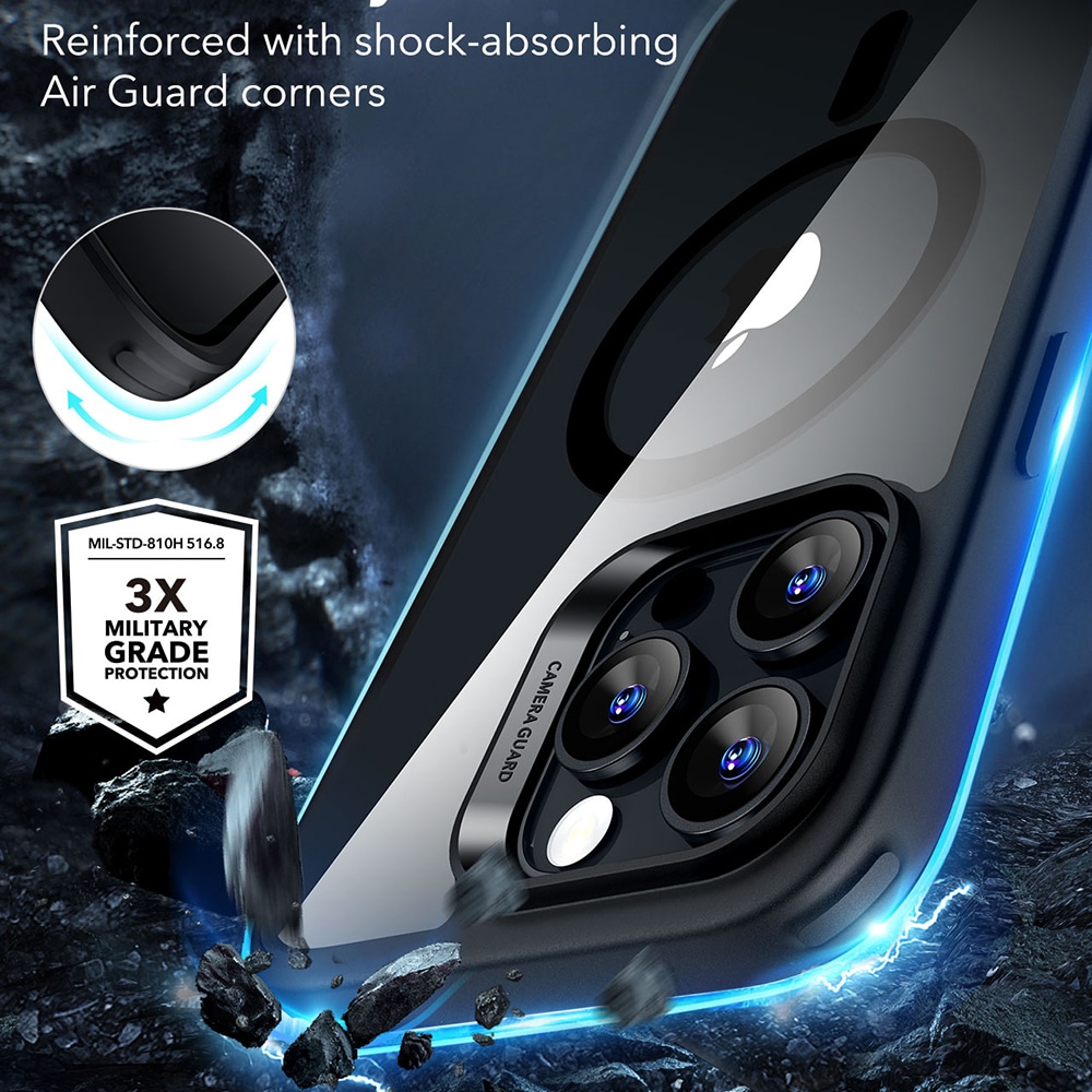 ESR Classic Hybrid HaloLock - θήκη για Apple iPhone 16 Pro Max - Διάφανο - Image 8