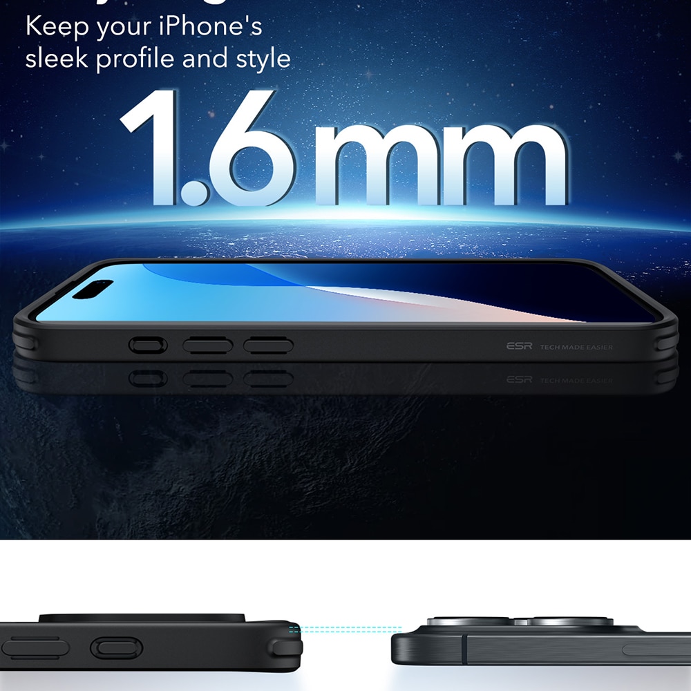 ESR Classic Hybrid HaloLock - θήκη για Apple iPhone 16 Pro Max - Διάφανο - Image 5