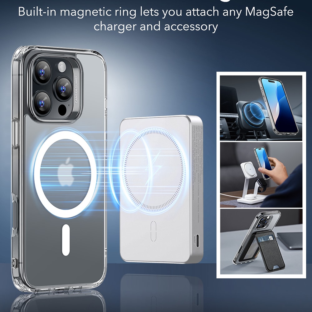 ESR Classic Hybrid HaloLock - θήκη για Apple iPhone 16 Pro Max - Διάφανο - Image 10