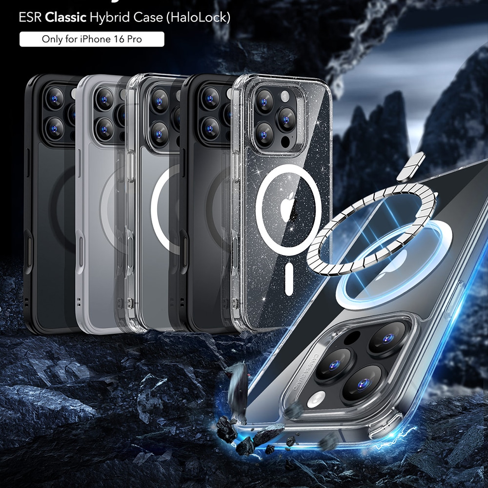 ESR Classic Hybrid HaloLock - θήκη για Apple iPhone 16 Pro - Διάφανο - Image 2