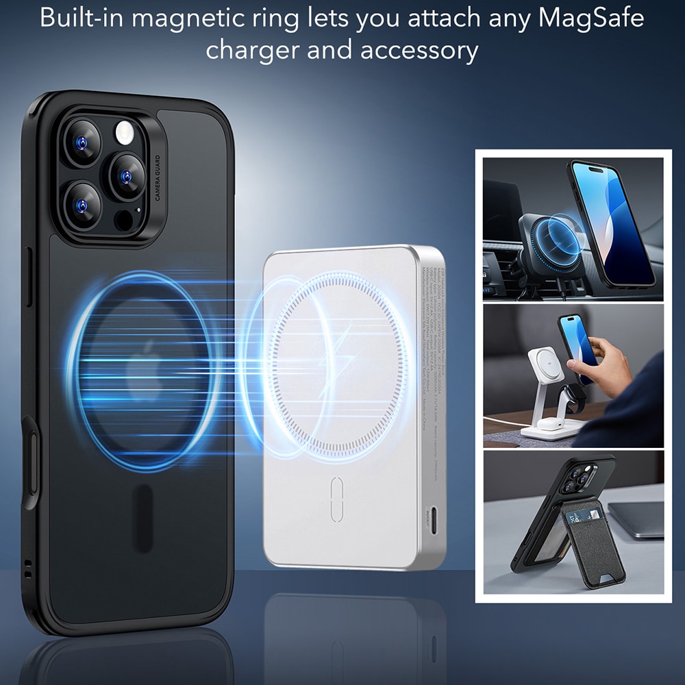 ESR Classic Hybrid HaloLock - θήκη για Apple iPhone 16 Pro - Μαύρο - Image 3
