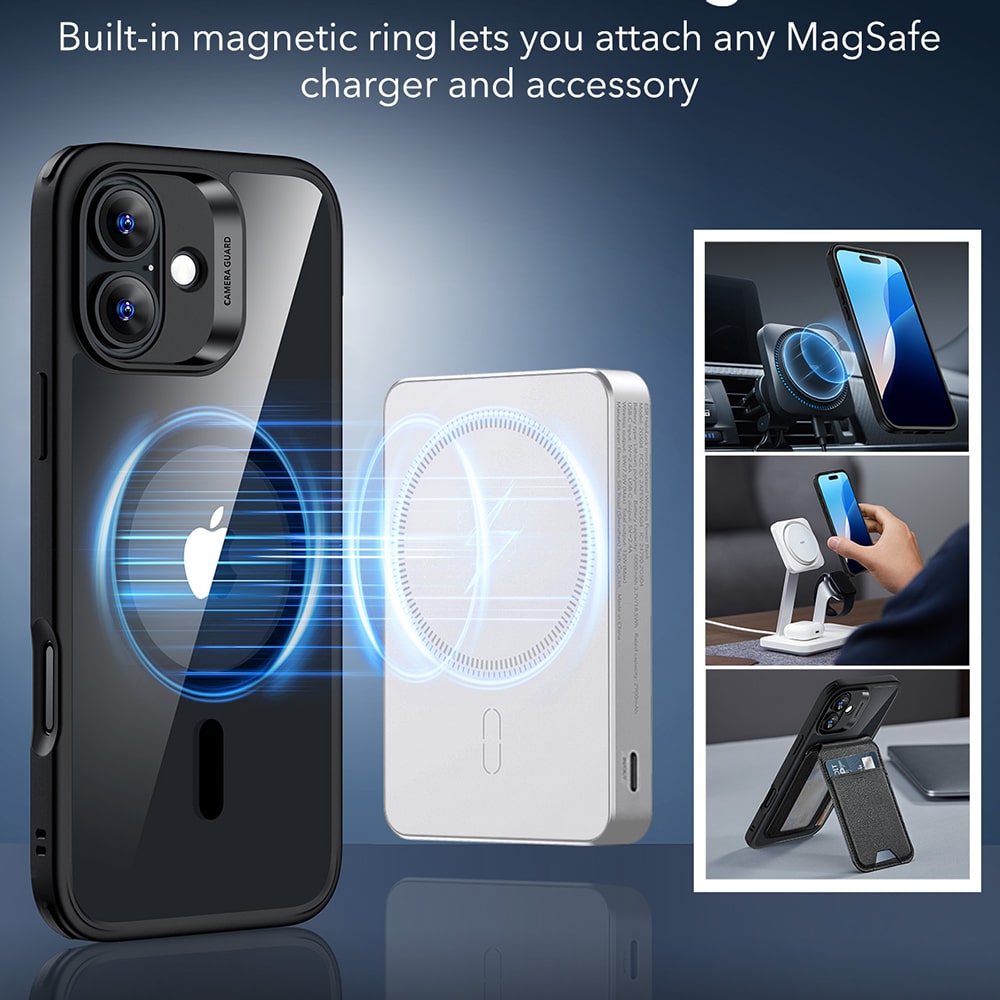 ESR Classic Hybrid HaloLock - θήκη για Apple iPhone 16 - Διάφανο - Image 3