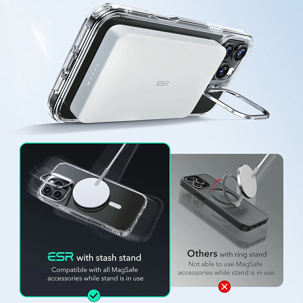 ESR Classic Hybrid HaloLock - θήκη για Apple iPhone 16 Pro Max - Μαύρο - Image 4