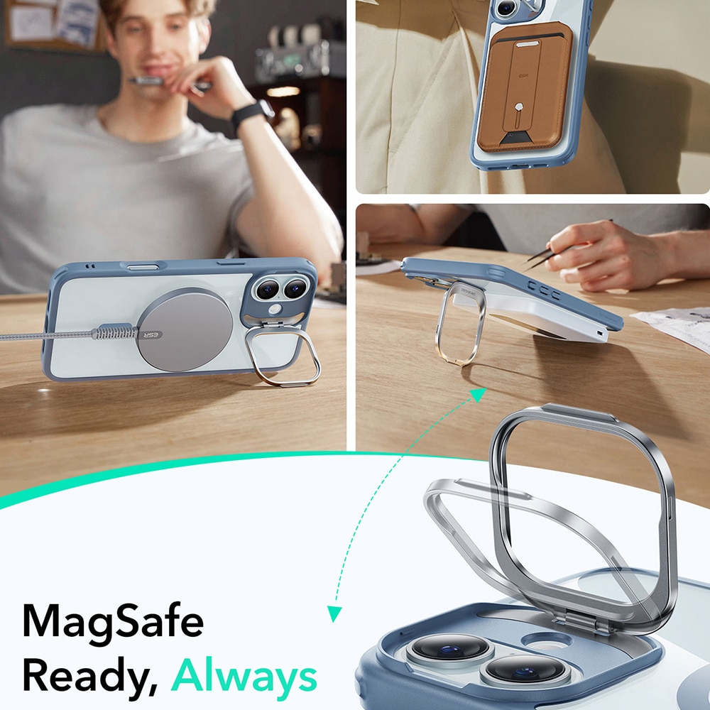 ESR Classic Hybrid HaloLock - θήκη για Apple iPhone 16 - Διάφανο - Image 3