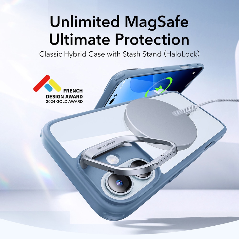 ESR Classic Hybrid HaloLock - θήκη για Apple iPhone 16 - Διάφανο - Image 6