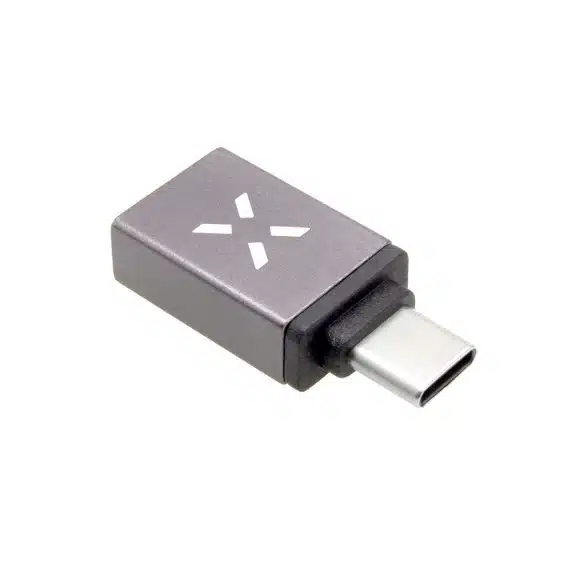 Fixed - Αντάπτορας (FIXA-UC-GR) - USB 3.0 σε Type-C, 5Gbps, 2.4A, Αλουμίνιο - Γκρι