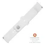 Fixed - Σετ σιλικόνης αθλητικού λουριού 20mm - Samsung Galaxy Watch 4/5/Active 2, Huawei Watch GT 3 (42mm)/GT 3 Pro (43mm) - Λευκό - Image 2