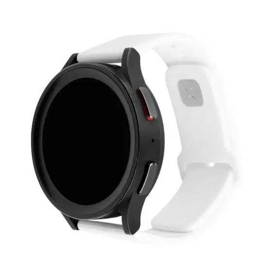 Fixed - Σετ σιλικόνης αθλητικού λουριού 20mm - Samsung Galaxy Watch 4/5/Active 2, Huawei Watch GT 3 (42mm)/GT 3 Pro (43mm) - Λευκό