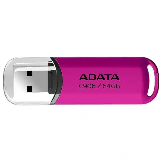 Adata - Μνήμη Stick (AC906-64G-RPP) - USB 2.0 FlashDrive, 64GB - Ροζ