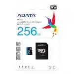 Adata - Κάρτα μνήμης (AUSDX256GUICL10A1-RA1) - MicroSDXC, αντάπτορας, Class 10, UHS-I U1, 256GB, ανάγνωση 100MB/s - Μαύρο - Image 7