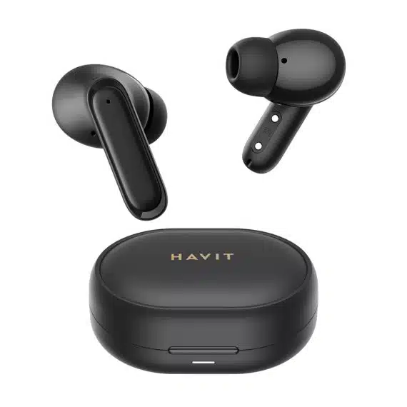 Havit - Ασύρματα ακουστικά (TW950) - με μικρόφωνο, Bluetooth 5.3, TWS, ENC, Type-C, 400mAh - Μαύρο