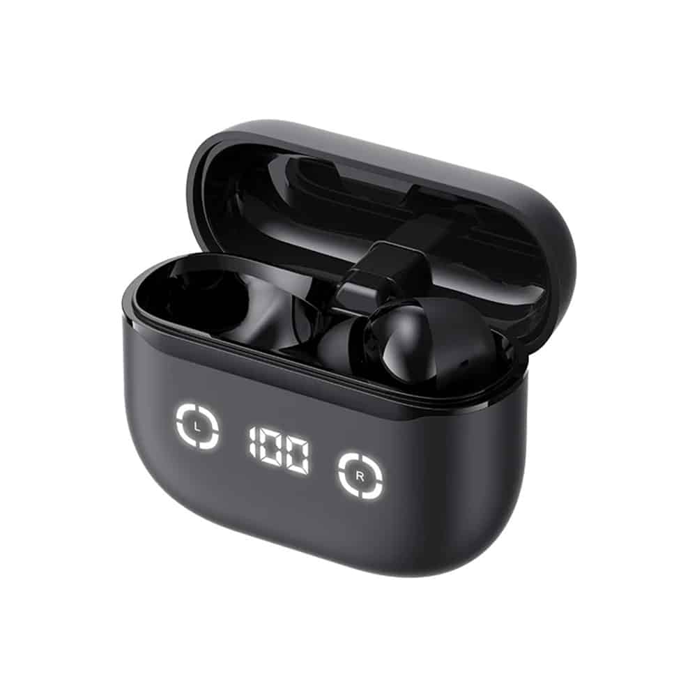 Havit - Ασύρματα ακουστικά (TW984) - Bluetooth 5.4, ANC, Ψηφιακή οθόνη, Αληθινά ασύρματα, Type-C, 420mAh, Havit Life App - Μαύρο - Image 5