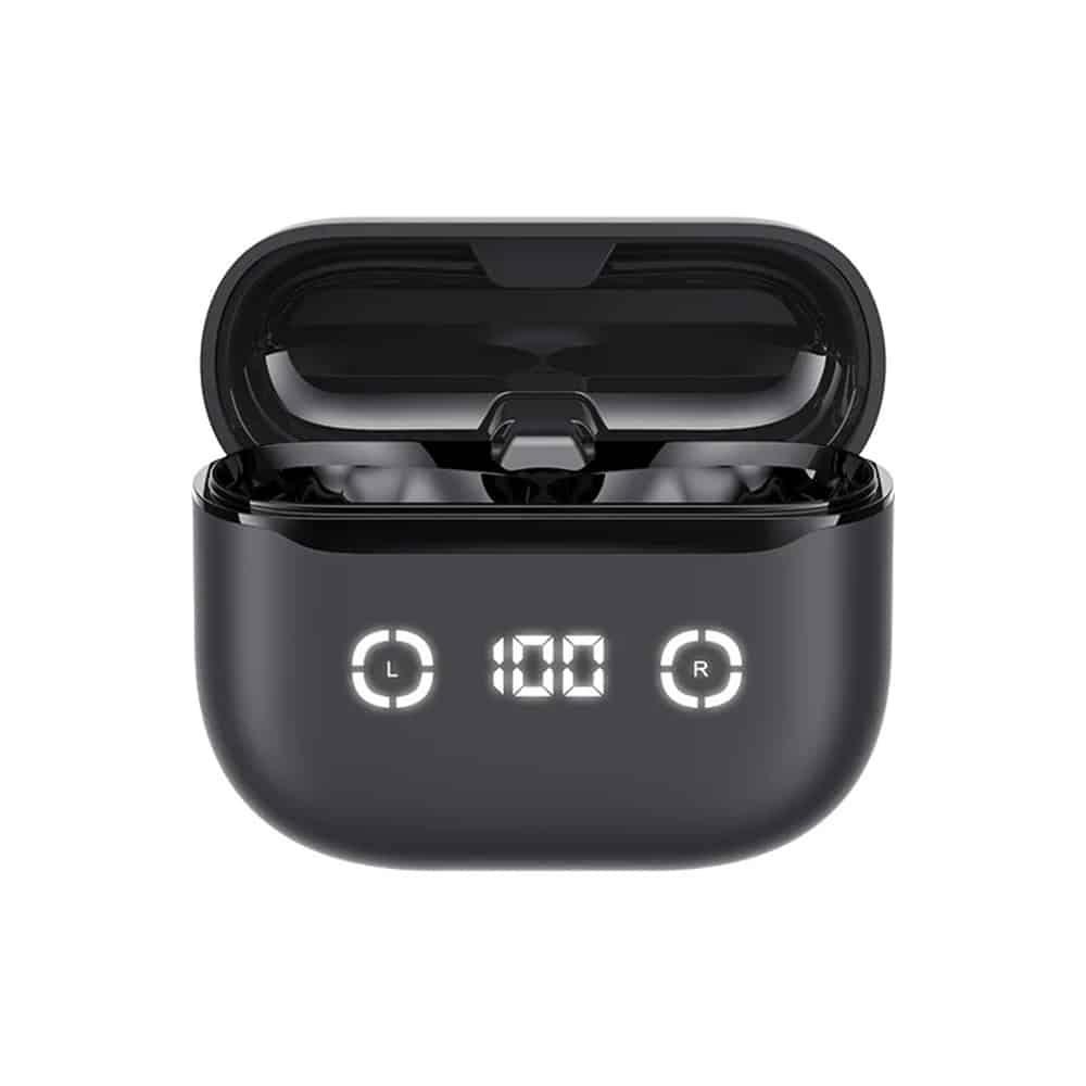 Havit - Ασύρματα ακουστικά (TW984) - Bluetooth 5.4, ANC, Ψηφιακή οθόνη, Αληθινά ασύρματα, Type-C, 420mAh, Havit Life App - Μαύρο - Image 6