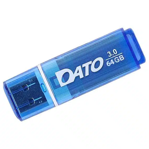 Dato - Μνήμη Stick DB8002U3B (DB8002U3B-64GB) - USB 3.0 FlashDrive, 64GB, Ανάγνωση 30MB/s, Εγγραφή 10MB/s - Μπλε