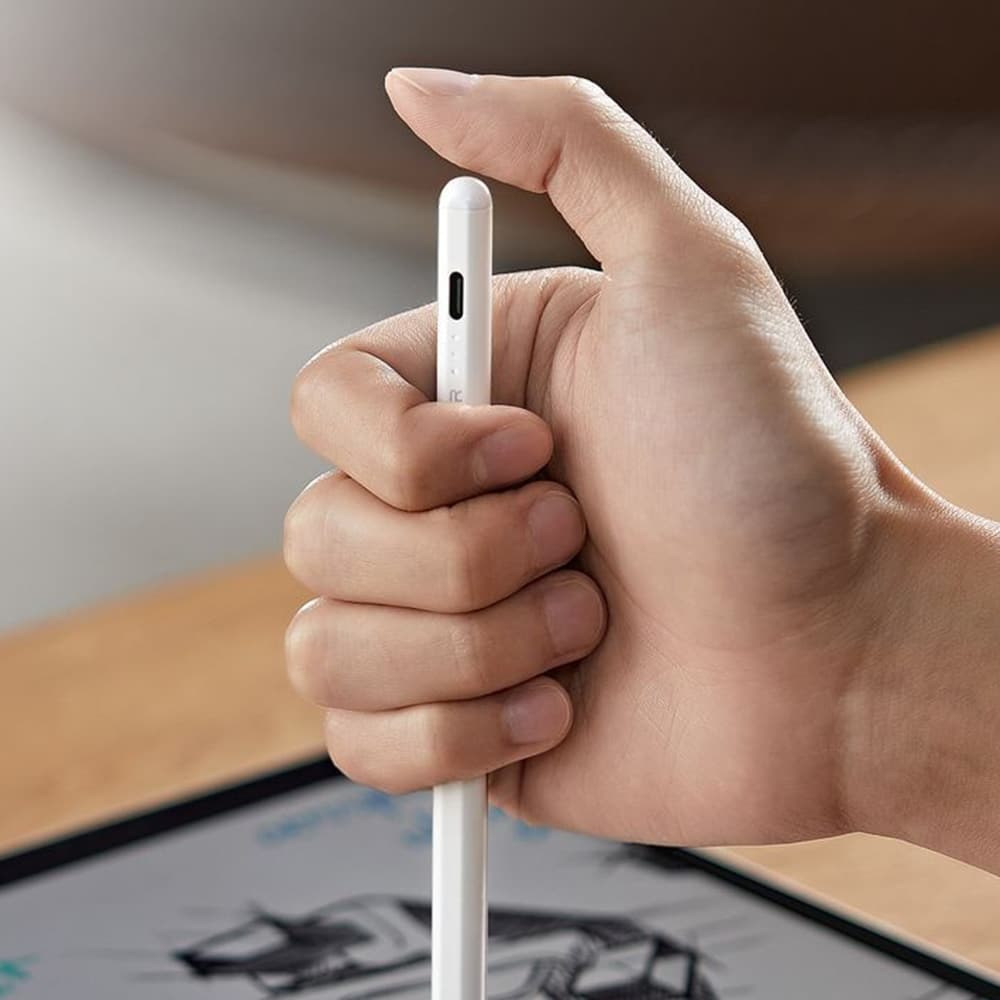 ESR - Στυλό (6C00107) - για iPad, Μαγνητική Σύνδεση, Bluetooth, Type-C, Απόρριψη Παλάμης, Ευαισθησία Κλίσης - Λευκό - Image 3