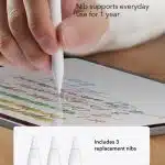 ESR - Στυλό (6C00107) - για iPad, Μαγνητική Σύνδεση, Bluetooth, Type-C, Απόρριψη Παλάμης, Ευαισθησία Κλίσης - Ροζ - Image 5