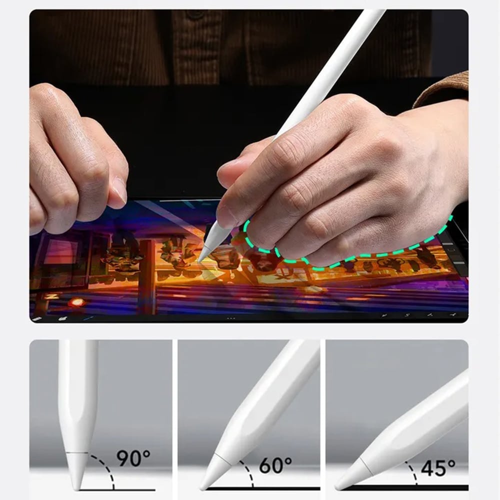 ESR - Στυλό (6C00107) - για iPad, Μαγνητική Σύνδεση, Bluetooth, Type-C, Απόρριψη Παλάμης, Ευαισθησία Κλίσης - Ροζ - Image 6