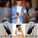 Torras - GlassGo Epic Privacy - iPhone 15 Pro - Μαύρο - Image 7