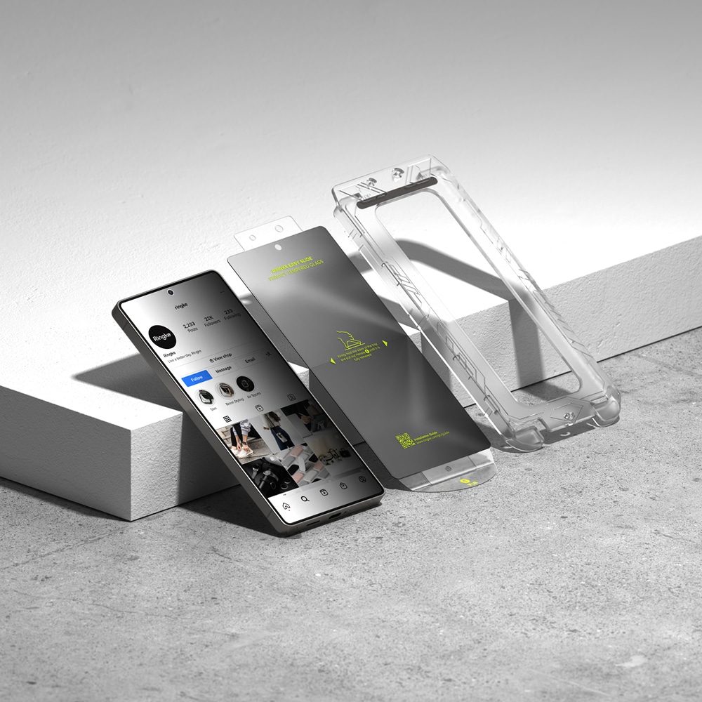 Ringke - Easy Slide Privacy Tempered Glass (2 πακέτο) - Samsung Galaxy S25 Plus - Μαύρο - Image 6