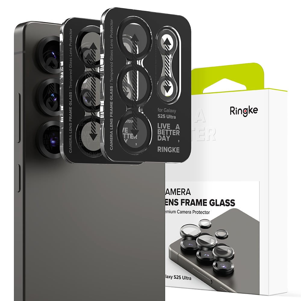 Ringke - Κάμερα Lens Frame Glass - Samsung Galaxy S25 Ultra - Μαύρο - Image 7