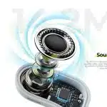Havit - Ασύρματα ακουστικά (OWS915) - με μικρόφωνο, Bluetooth 5.4, TWS, ENC, IPX5, USB-C, 1000mAh, Havit Life App - Λευκό - Image 2