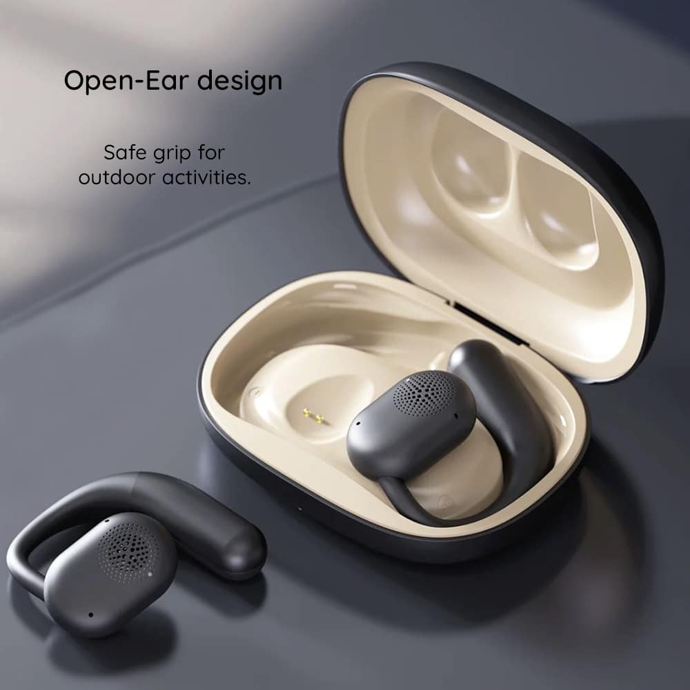 Havit - Ασύρματα ακουστικά (OWS914) - με μικρόφωνο, Bluetooth 5.3, αληθινό ασύρματο στερεοφωνικό, ENC, USB-C, 500mAh - Μαύρο - Image 6