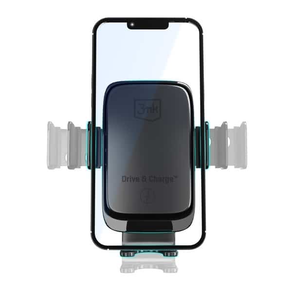 3MK Drive&Charge ηλεκτρικά ανοιγόμενη ασύρματη βάση αυτοκινήτου 15W για τοποθέτηση σε τζάμι/ταμπλό/πλέγμα - Image 2