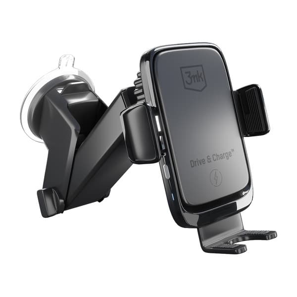 3MK Drive&Charge ηλεκτρικά ανοιγόμενη ασύρματη βάση αυτοκινήτου 15W για τοποθέτηση σε τζάμι/ταμπλό/πλέγμα - Image 3