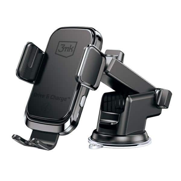 3MK Drive&Charge ηλεκτρικά ανοιγόμενη ασύρματη βάση αυτοκινήτου 15W για τοποθέτηση σε τζάμι/ταμπλό/πλέγμα - Image 4