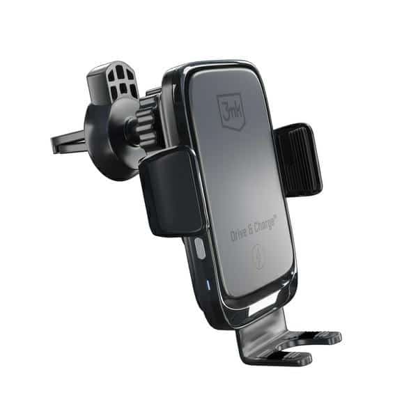 3MK Drive&Charge ηλεκτρικά ανοιγόμενη ασύρματη βάση αυτοκινήτου 15W για τοποθέτηση σε τζάμι/ταμπλό/πλέγμα - Image 5