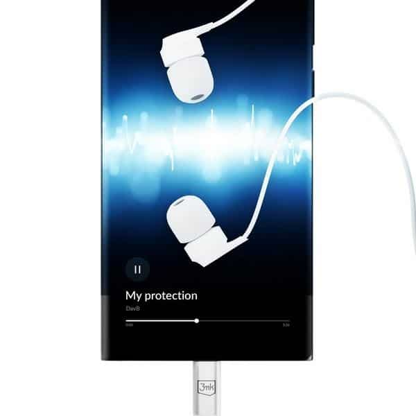 3MK ακουστικά με καλώδιο USB-C, ασύρματα ακουστικά, λευκό - Image 2