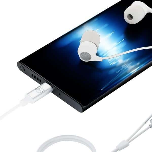 3MK ακουστικά με καλώδιο USB-C, ασύρματα ακουστικά, λευκό - Image 4