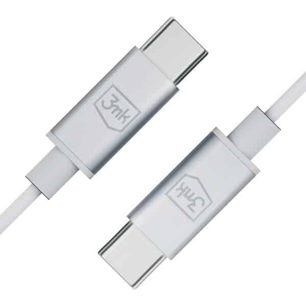 3MK ακουστικά με καλώδιο USB-C, ασύρματα ακουστικά, λευκό - Image 11