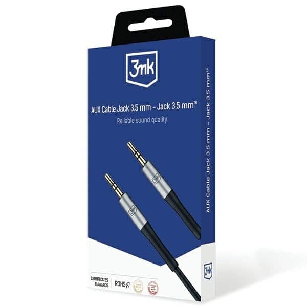 3MK καλώδιο AUX Jack 3,5 mm - Jack 3,5 mm 1m - Image 10