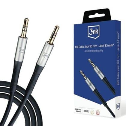 3MK καλώδιο AUX Jack 3,5 mm - Jack 3,5 mm 1m