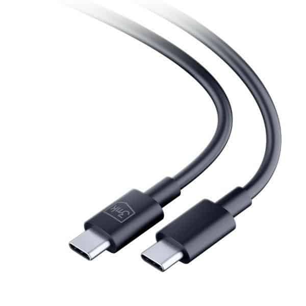 3MK Hyper Καλώδιο USB-C - USB-C 100W 1.2m Μαύρο/Black Καλώδιο - Image 2