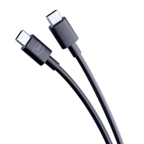 3MK Hyper Καλώδιο USB-C - USB-C 100W 1.2m Μαύρο/Black Καλώδιο - Image 4
